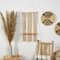 2.5ft. x 1.5ft. Layered Macrame Wall Hanging with Wooden Shelf